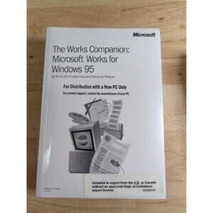 The Works Companion : Microsoft Works‎ for Windows 95 Sealed
